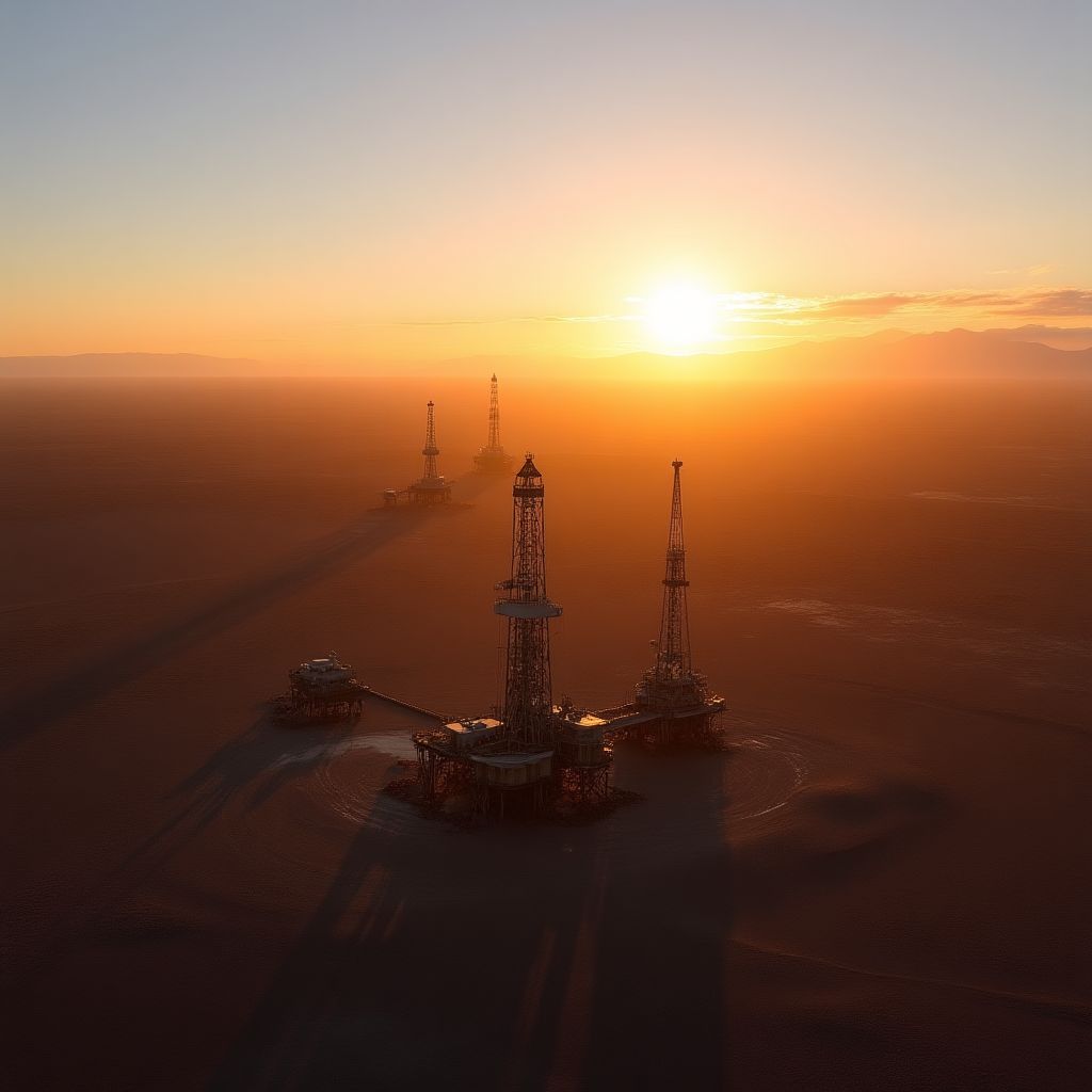 Instalaciones petroleras en Vaca Muerta